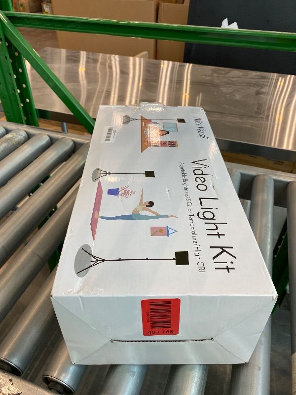 Photo 1 of *Minor Damaged* LED Video Light Kit, NiceVeedi Studio Light, 2800-6500K Dimmable Photography Lighting Kit with Tripod Stand&Phone Holder, 73" Stream Light for Video Recording, Game Streaming, YouTube