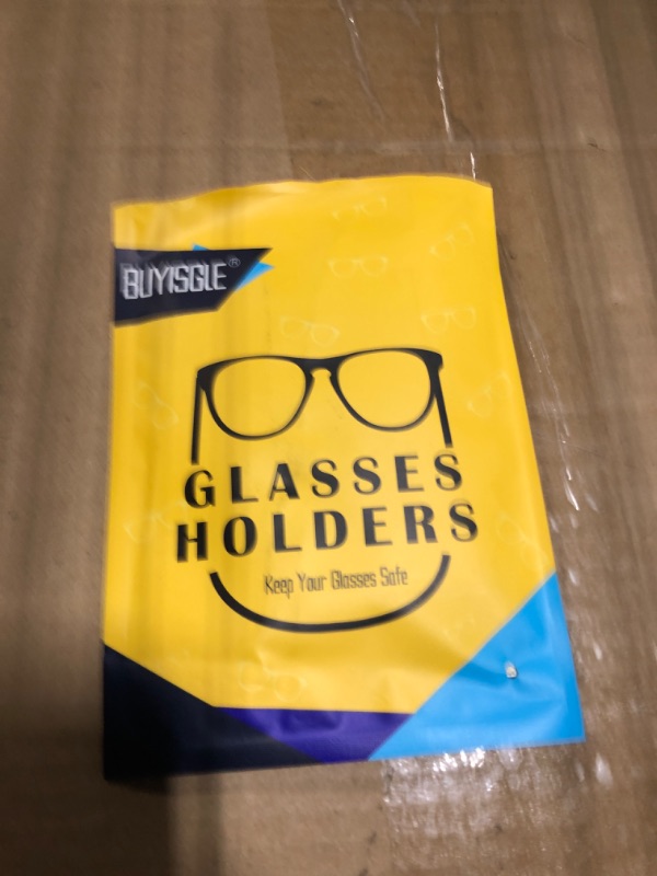 Photo 1 of *missing strap* *cloth cleaner only*
Buyisgle Eye Glasses Holder Strap - Sunglasses Straps Cords for Men Women Kids - Eyeglass Holders Around Neck - Eyewear String Lanyard Retainer - Black