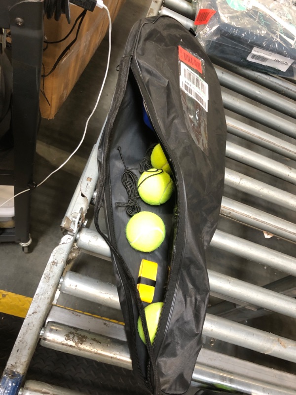 Photo 1 of **BROKEN* VERY USED**Magicorange 21 inch Tennis Rackets for Kids 2 Players Recreational Kid Tennis Racquet Set for Beginners and Professional with 4 Balls, 3 Overgrips, 1 Bag(Black)