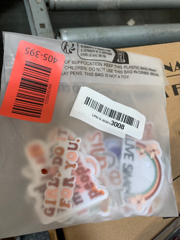 Photo 1 of **MISSING PARTS**RF-patch 50 Pcs Boho Iron on Patches for Girl, Embroidered Positive Affirmations Iron on/Sew on Patches for Clothes, Hats, Jeans, Dress, Backpacks