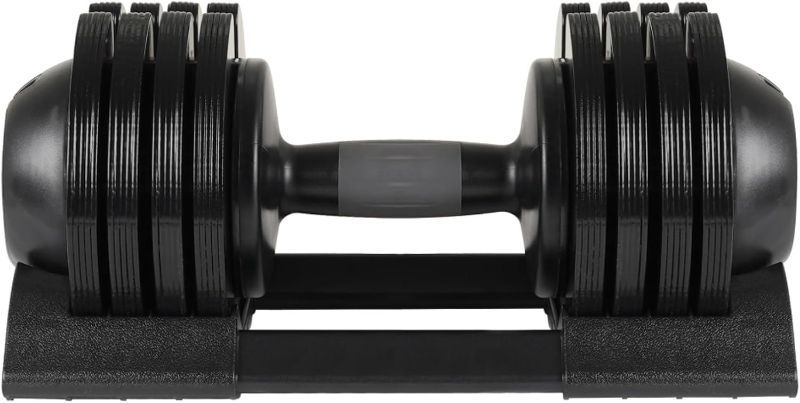 Photo 1 of
52 LBS Adjustable Two-ways Regulation Rebber Coated Dumbbell Steel and Plastic (Rubber Coated Dumbbell) with Sturdy and Durable