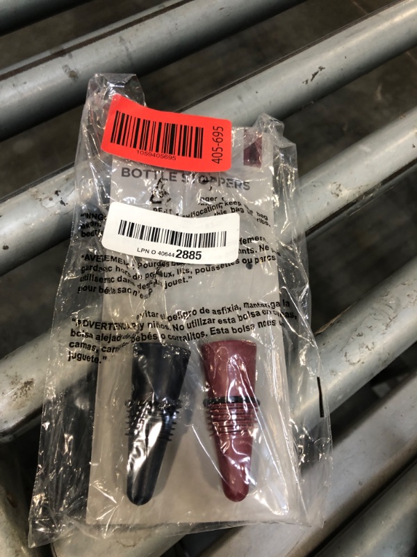 Photo 1 of **2 PIECES**Rabbit 4 Piece Wine and Beverage Bottle Stoppers, Assorted Colors