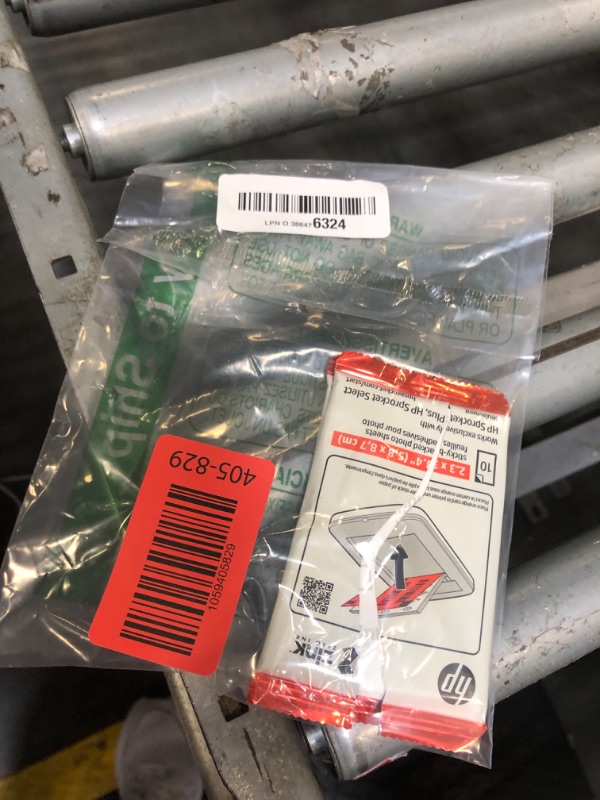 Photo 1 of ***USED**HP Sprocket 2.3 x 3.4" Premium Zink Sticky Back Photo Paper (20 Sheets) Compatible with HP Sprocket Select and Plus Printers.