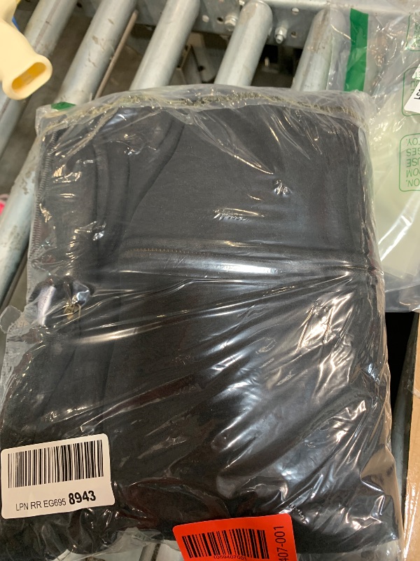 Photo 1 of ***USED****Dnzzs Mens Zip Up Hoodie Oversized Acid Wash Hoodie Heavyweight Fleece Full Zipper Vintage Sweatshirt Fall Fashion Zip Jacket,Black,L