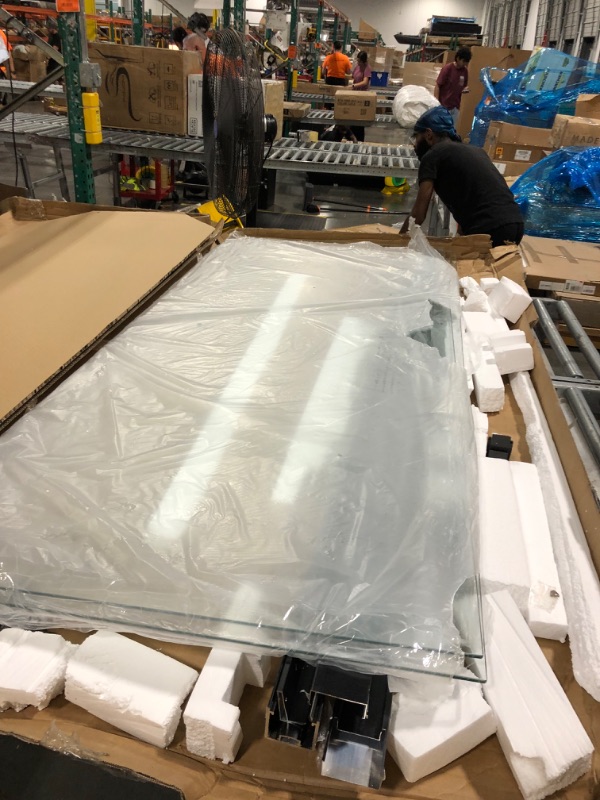 Photo 1 of **SIMILAR ITEMS** EUROTECH SHOWERS Traditional 56-59" W x 76" H Semi-Frameless Double Sliding Glass Shower Door with 5/16" Clear Tempered Glass (Chrome)