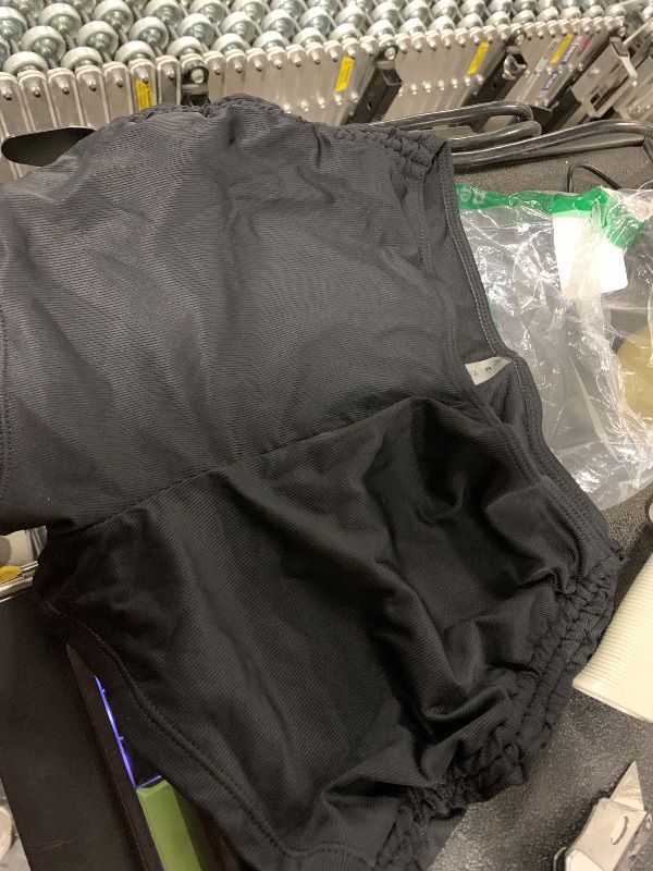 Photo 1 of *****ONLY SHORTS****ZAFUL Tankini Swimsuits Tops for Women Black Slimming Swim High Waisted Shorts Black M