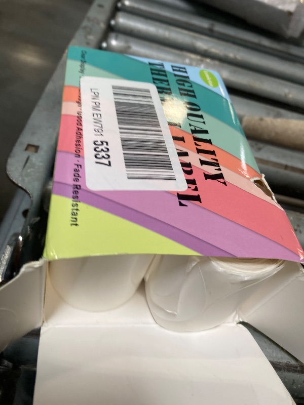 Photo 1 of [200 Labels/Roll x 6] 50mm Circle Thermal Labels, 1.97 inch Round Label Maker Tape Refill, Weatherproof & Tear-Resistant Thermal Stickers Compatible for Phomemo M110, Supvan T50M Pro (White)