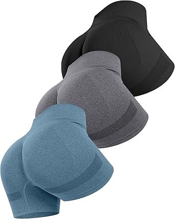 Photo 1 of **ONE PIECEATHVOTAR Workout Gym Biker Shorts Women: High Waisted Seamless Sports Running Butt Lifting Shorts Sets