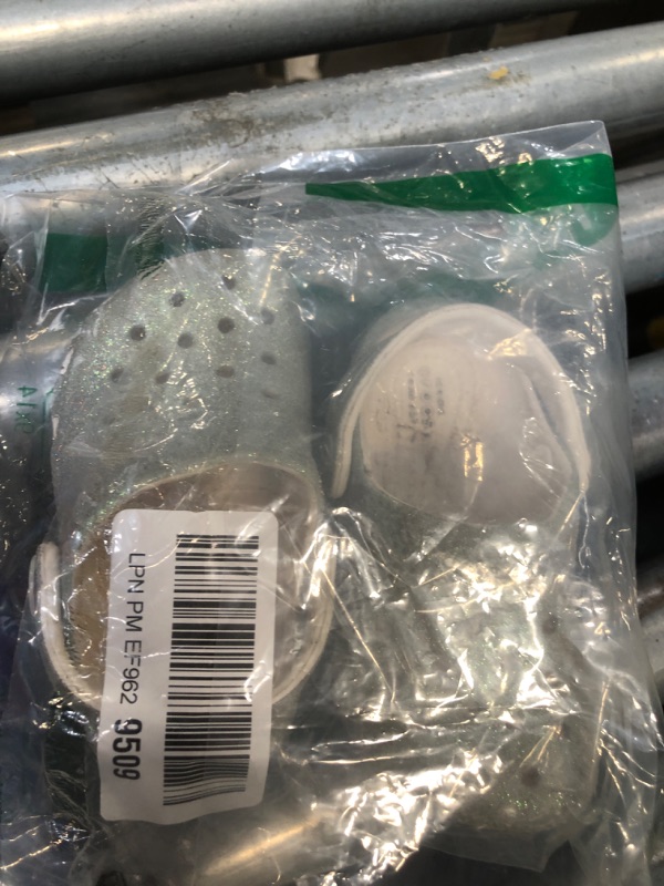 Photo 1 of ** VERY USED** Crocs Classic Glitter Clog (Toddler) Multi/Sprinkles 7 Toddler M