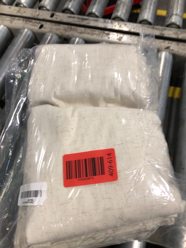 Photo 1 of Ivory Natural Linen 70 Inch Extra Wide Curtains & Drapes 108 Inches Long 2 Panels Set for Sliding Glass Doors, Memory Trained Pinch Pleated Sheer Light Filtering Extra Long Curtain 70"W x 108"L Burg