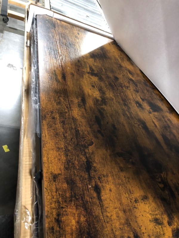 Photo 1 of ** ONLY TABLE/ IT HAS NO CHAIRS ** Recaceik 1 PCS Dining Table, Modern Kitchen Table , Wood Pub Bar Table  Perfect for Breakfast Nook, Small Space Living Room(Rustic Brown)