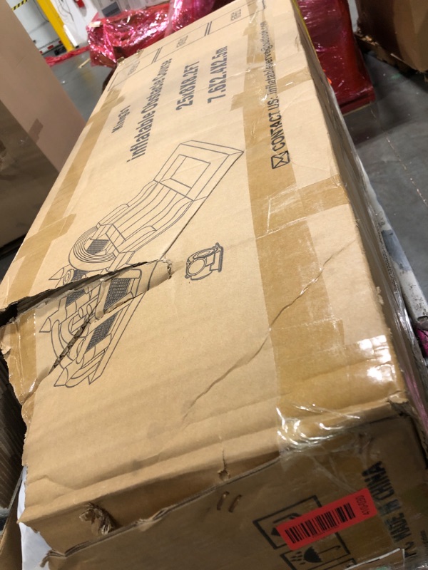 Photo 1 of ** USED** 25FT Commercial Inflatable Obstacle Course Bounce House for Big Kids, 100% PVC Inflatable Bounce House for Kid, Water Bouncer House with Water Slides/Blower, Heavy Duty Quality Outdoor Party