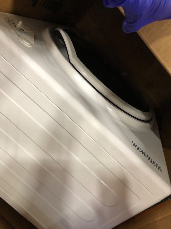 Photo 1 of ** ONLY PARTS / VERY USED** Elevon Portable Clothes Dryer 1300W, Compact Dryer for laundry with 5 Drying Modes, 2.6 Cu.ft Front Load Dryer Machine, Stainless Steel Tub for Small Space, RVs, Overheat Protection, Black & White