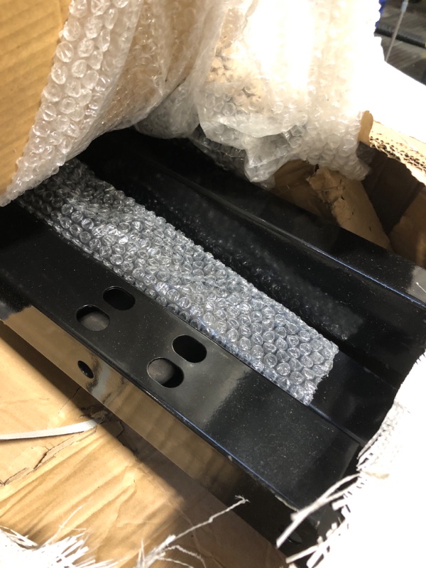 Photo 1 of ** USED / UNKNOWN MISSIN PARTS** 2 Ton Folding Hydraulic Engine Hoist with Lever, Folding Engine Shop Crane Hoist Lift, Heavy Cherry Picker with 6 Wheels for Garage, Workshop,Black