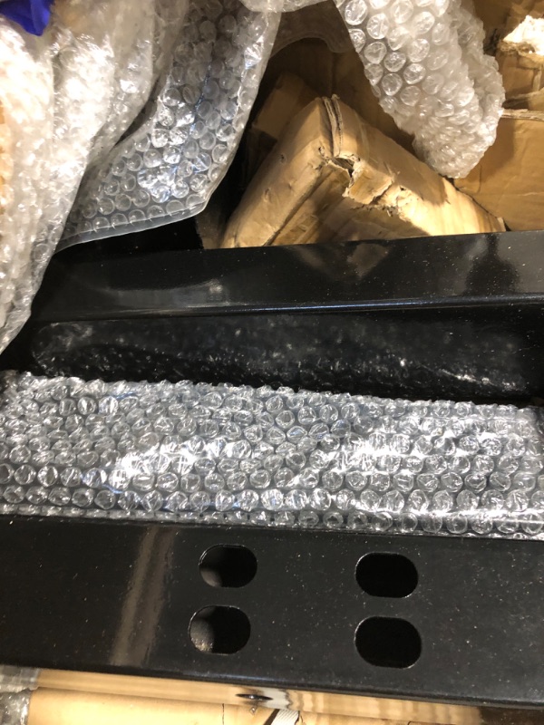 Photo 1 of ** USED / UNKNOWN MISSIN PARTS** 2 Ton Folding Hydraulic Engine Hoist with Lever, Folding Engine Shop Crane Hoist Lift, Heavy Cherry Picker with 6 Wheels for Garage, Workshop,Black