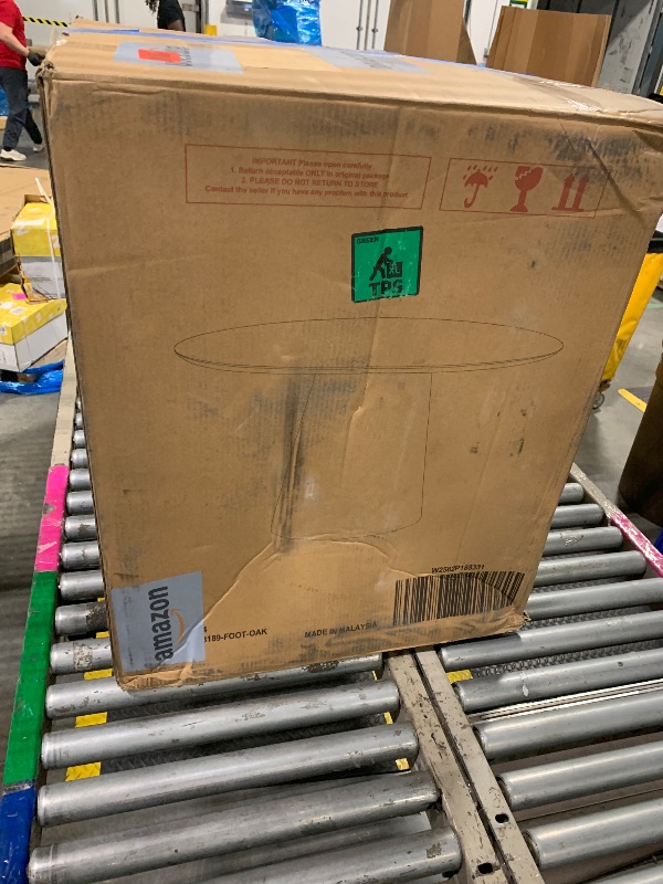 Photo 1 of ** Missing table top **/ERYE Contemporary Wood Round Dining Table for Home Diningroom, Wooden Dining Table with Natural Wood Grain Variation,Seat Up 2-4