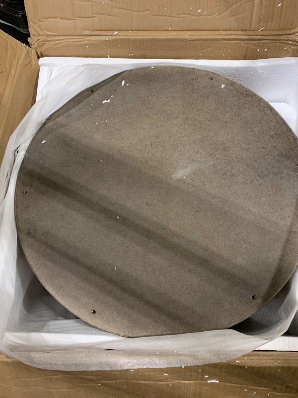 Photo 1 of ** Missing table top **/ERYE Contemporary Wood Round Dining Table for Home Diningroom, Wooden Dining Table with Natural Wood Grain Variation,Seat Up 2-4