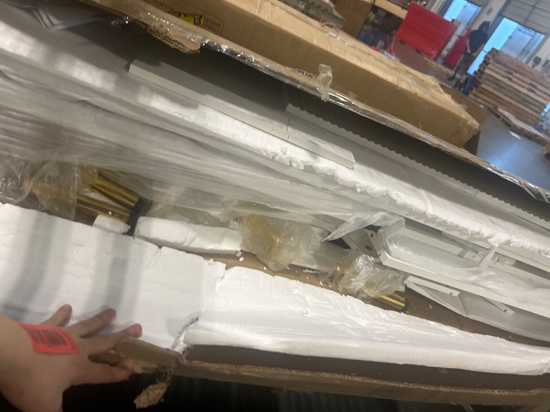 Photo 1 of *******SIMILAR ITEM******
Boyel Living 7 Drawer Cabinet in White, Buffet Cabinet?Tall Storage Cabinet Organizer Unit with Metal Legs for Entryway, Living Room,?MDF??Modern Storage Cabinet