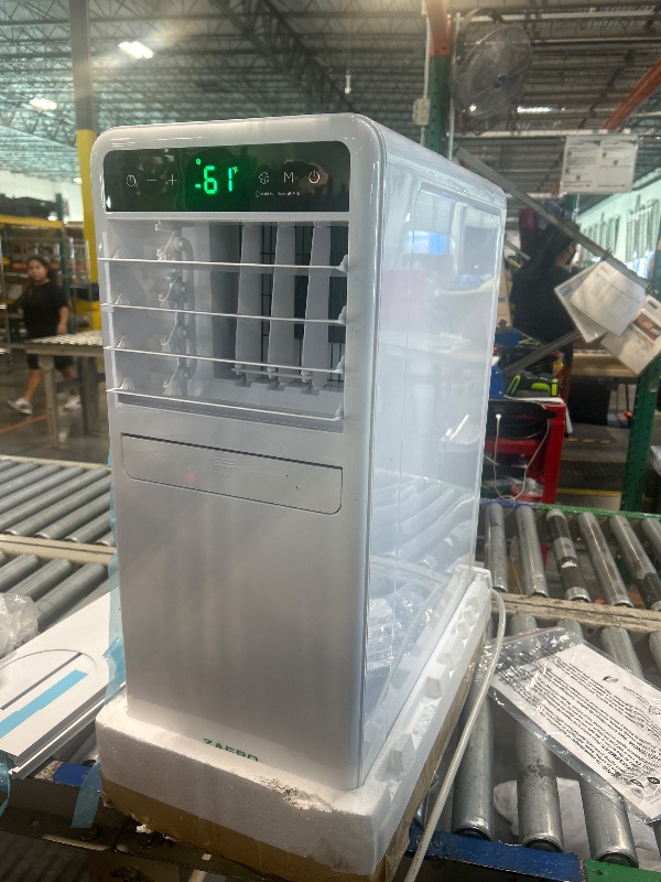 Photo 1 of  ****BRAND NEW ITEM*****
10,000 BTU Portable Air Conditioner, 3-IN-1 Smart AC Unit with Fan/Dehumidifier/Drainage-free Cooling, APP/Voice/Remote/Touch, 47 dB, Sleep Mode, Window Installation Kit, 24H Timer for Home/Office