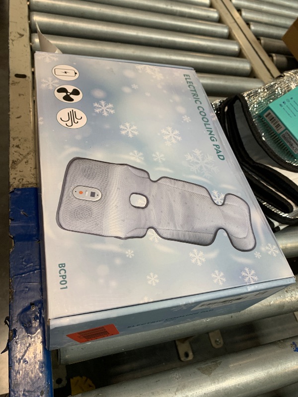 Photo 1 of ****MISSING CHARGER***Bella's Friends Baby Stroller Cooling Pad with 2 Built-in Blower Up to 10H MAX 10000 mAh Rechargeable 3 Speed Adjustable Car Seat Liner Cooling Cushion for Toddler Outdoors Summer Baby Essentials