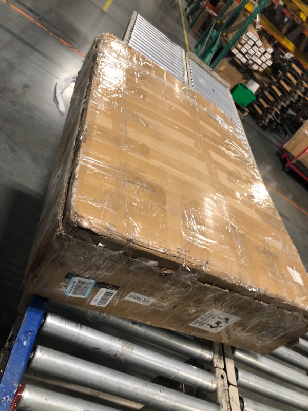 Photo 1 of ** USED/ UNTESTED*** 10L0L Golf Cart Rear Flip Folding Back Seat Kit for EZGO TXT Freedom 1995-Up, Deluxe Rear Seat Assembly Roof Support with Cargo Net Leather Cushion and Back Cushion Set