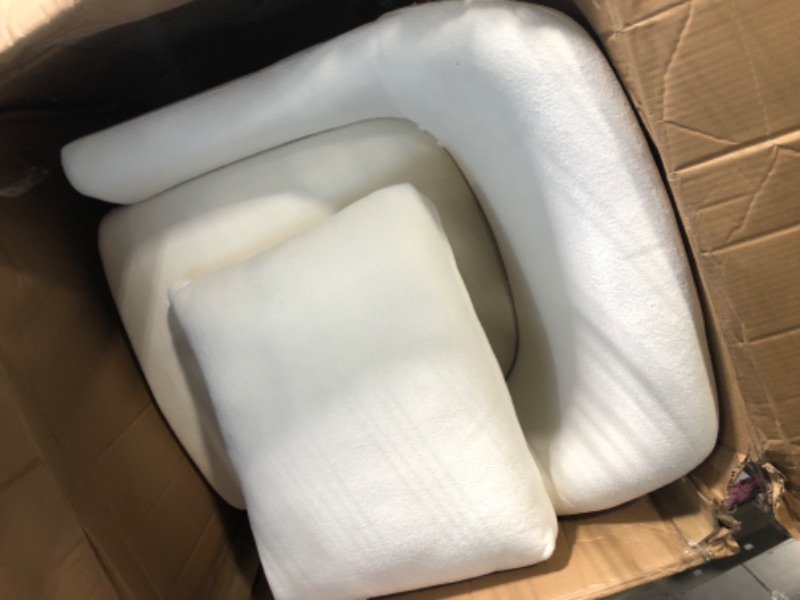 Photo 1 of *** ** SIMILAR**VERY USED/ DMAGE MAJOR / UNTESTED*** TYBOATLE Accent Chairs Set of 2, Modern Fabric Living Room Arm Chairs, Furry Cozy Upholstered Mid-Century Chairs w/Side Pocket, Club Reading Lounging Side Armchair for Office, Bedroom
