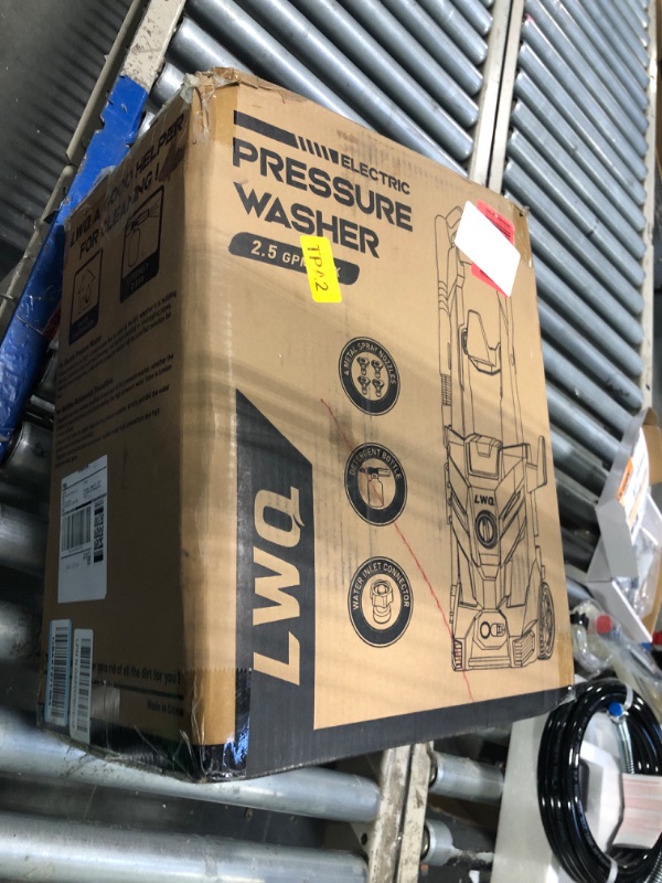 Photo 1 of ** VERY USED/ UNTESTED***Pressure Washer, Power Washer with 4 Quick Connect Nozzles, High Pressure Cleaning Machine with Foam Cannon for Cars/Fences/Driveways/Patios/Home Cleaning