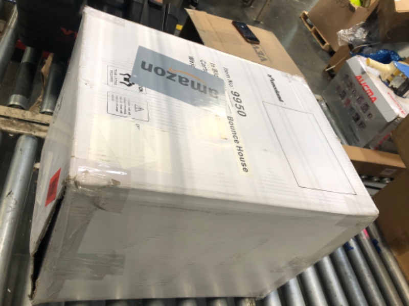 Photo 1 of ** very used/ untested***Bounceland in Bloom Playland Bounce House, 8.5 ft L x 7 ft W x 6.5 ft H, Neutral Floral Bounce House with Slide, UL Blower Included, Trendy Bouncer for Kids, Indoor & Outdoor Use, Best Gift for Kids