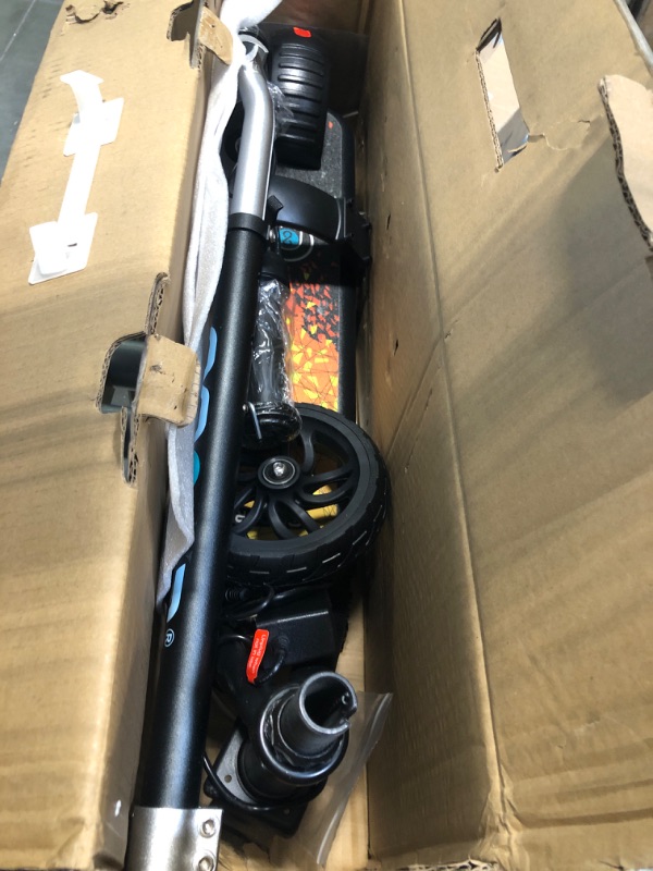 Photo 1 of ** USED/ UNTESTED***Gyroor H30 Max Electric Scooter for Kids Ages 8-12, 150W Powerful Motor, Bluetooth Music, Dual Brake System, Adjustable Height and Speed, Best Gifts for Kids, H30Max-8QY