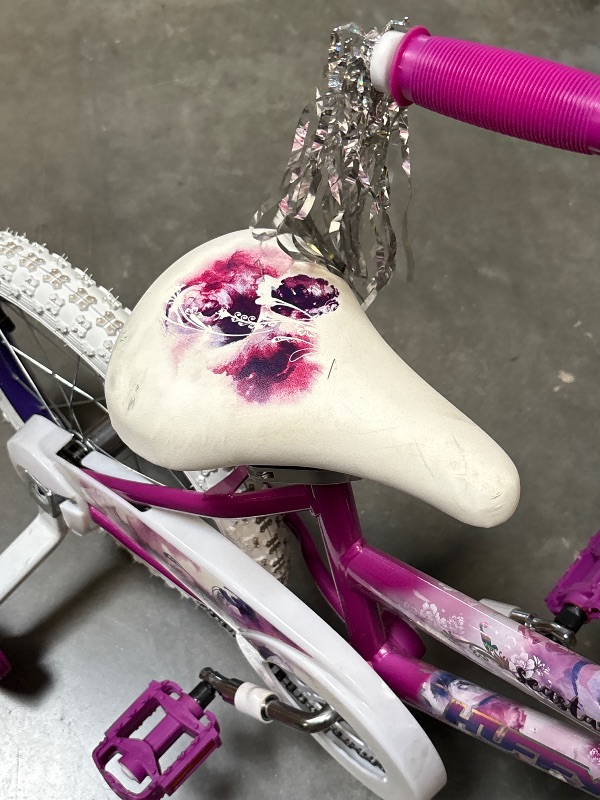 Photo 1 of **MINOR SCRAPES ON SEAT**16" Sea Star Kids' Bike from Huffy, Fits Riders 42" - 48", Purple, Child, Girls
