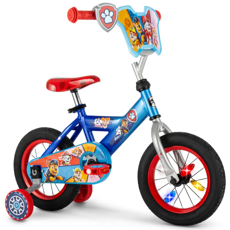 Photo 1 of **MISSING PAW BADGE ON HANDLE BAR**Huffy 12" Paw Patrol Kids' Bike, Fits Riders 3'1" - 3'5", Blue, Child, Boy's
