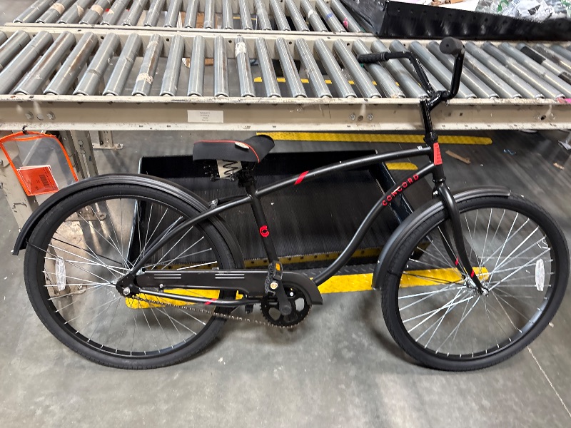 Photo 1 of **KICKSTAND NOT WORKING**Concord 26" Pacifica Cruiser Bike, Fits Riders 5'0"+, Black, Men's
