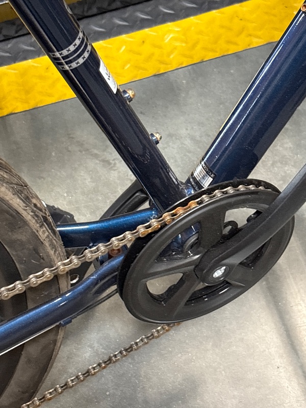 Photo 1 of **MINOR SCRAPES ON FRAME/BIKE CHAIN HAS LITTLE RUST TO IT**Schwinn Junction Hybrid Bike, 27.5-in. Wheels, 7 Speed Adult Bicycle, Navy
