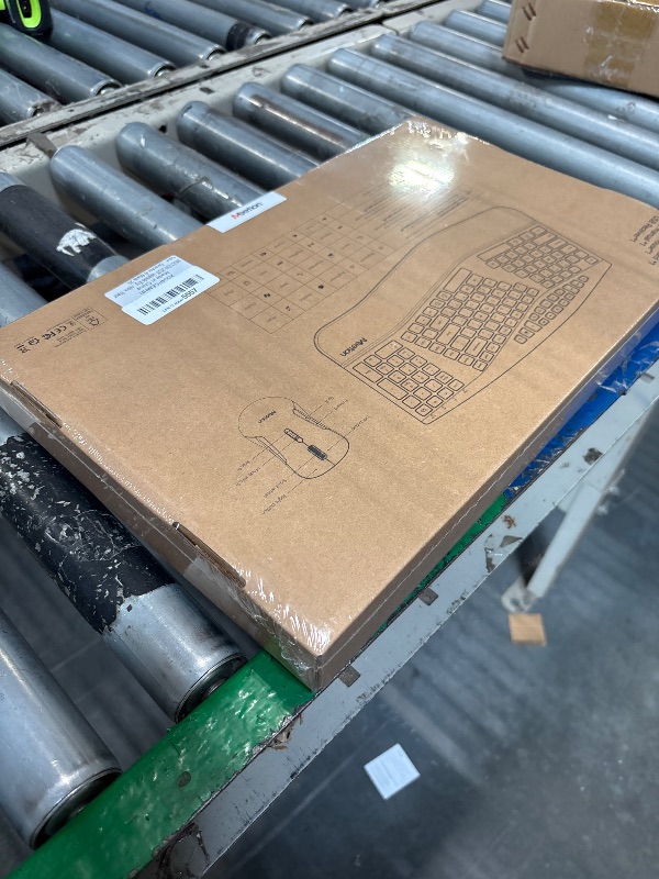 Photo 1 of **COMPLETELY FACTORY SEALED AS SHOWN IN PHOTOS**MEETION Ergonomic Keyboard and Mouse, Multi-Device Bluetooth Keyboard and Mouse Wireless, 4 DPI Adjustable Mouse, Full-Sized Split Keyboard, for PC/Computer/Laptop/Tablet/Window/Mac (2025 Upgrade)