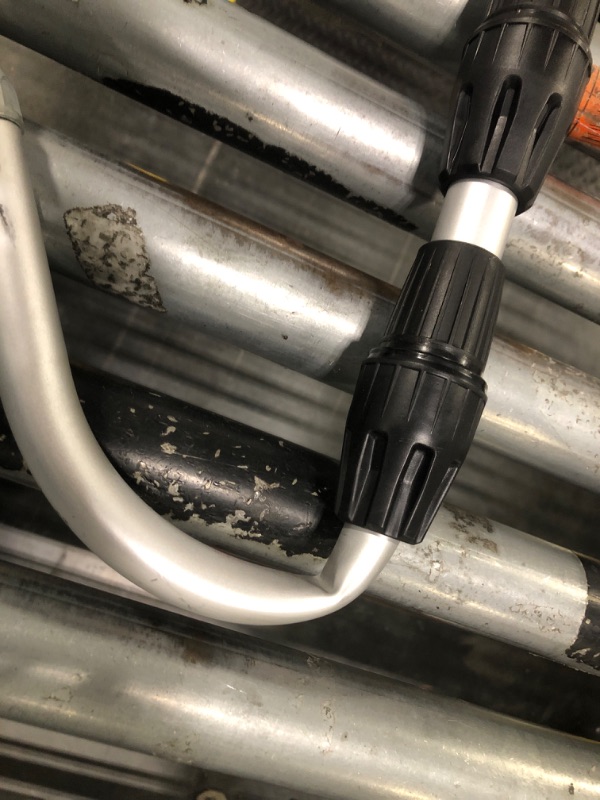 Photo 1 of ** THE HANDLE HAS A DEEPER BEND BOTTOM, END MISSING SECURE STOPPER**Guttermaster Pro Telescopic Water Fed Pole, Gutter Cleaning Tool with Curved End -Easy Gutter Cleaning from the Ground, Connects to Most Garden Hoses, No Special Attachments Needed,Extend