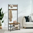 Photo 1 of **SIMILAR ITEM-LOOK IS DIFFERENT STOCK PHOTO IS FOR REFRENCE**Coat Rack Hall Tree with Shoe Storage Bench,