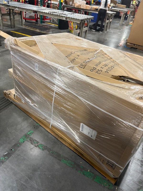 Photo 1 of ***WILL NEED TRUCK OR TRAILER FOR PICK UP**EVAJOY 32ft x 16ft x 52in Metal Frame Swimming Pool Set, Rectangular Above Ground Pool Cover with Sand Filter Pump, Pool Ladder, Ground Cloth for Backyard, Garden, PVC, Blue