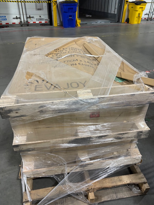 Photo 1 of ***WILL NEED TRUCK OR TRAILER FOR PICK UP**EVAJOY 32ft x 16ft x 52in Metal Frame Swimming Pool Set, Rectangular Above Ground Pool Cover with Sand Filter Pump, Pool Ladder, Ground Cloth for Backyard, Garden, PVC, Blue