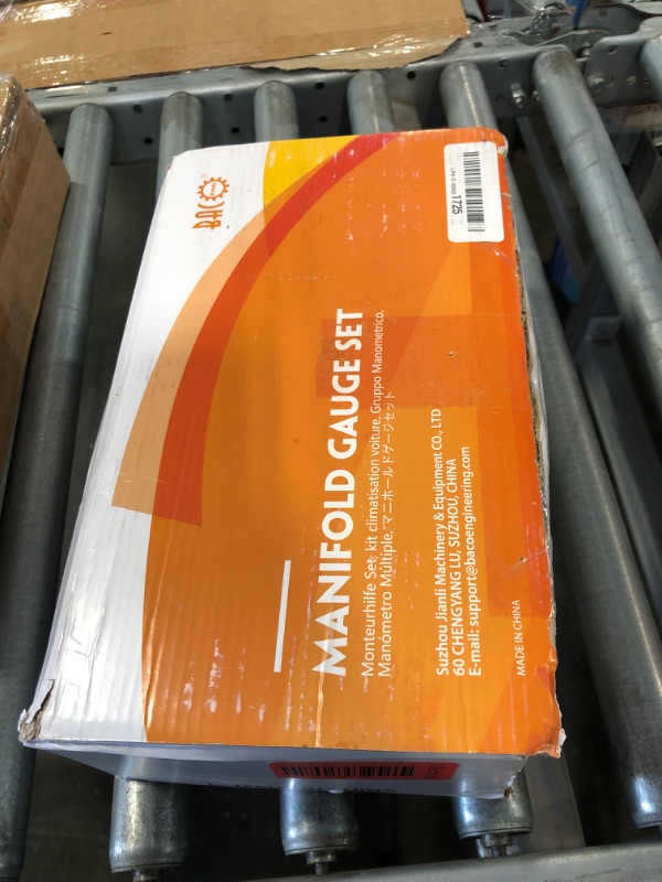 Photo 1 of ***READ CLERK NOTES***
BACOENG 3.6CFM 1/4HP AC Vacuum Pump and Manifold Gauge Set for R134a R12 R410a HVAC Air Conditioning Refrigeration, Includes Can Tap and Quick Coupler Adapters