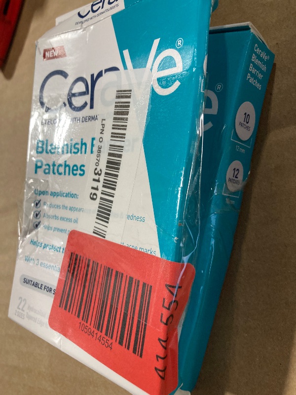 Photo 1 of **two partial packs**CeraVe Hydrocolloid Blemish Patches, Oil Absorbing Spot Control with Ceramides and Niacinamide, Allergy-Tested & Suitable For Sensitive Skin, Ultra-Thin & Blends Into All Skin Tones,