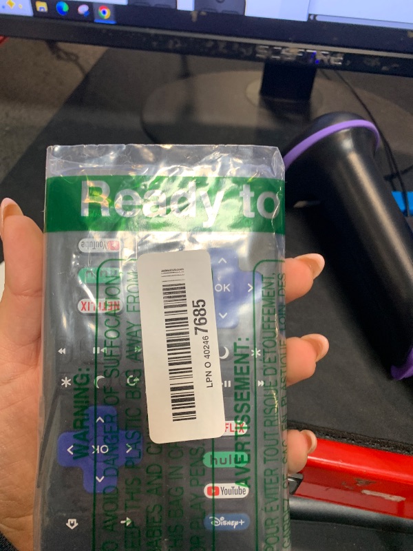 Photo 1 of (Pack of 2) Replacement Remote Control Only for Roku TV, Compatible for TCL Roku/Hisense Roku/Onn Roku/Sharp Roku/Element Roku/Westinghouse Roku/Philips Roku Smart TVs (Not for Roku Stick and Box)