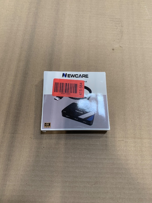 Photo 1 of [Upgrade] HDMI Switch 3 in 1 Out, 4K@60Hz HDMI 2.0 Switch Splitter with 2.6FT Long HDMI Cable, 3-Port HDMI Switcher Selector, Supports 4K 30Hz 3D 1080P HDCP2.2 for PS5 Xbox DVD Player Fire Stick PC