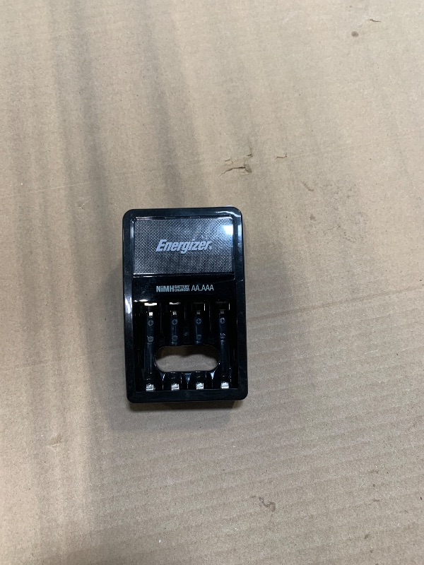 Photo 1 of ***** MISSING BATTERIES****** Energizer Recharge Value Charger for NiMH Rechargeable AA and AAA Batteries