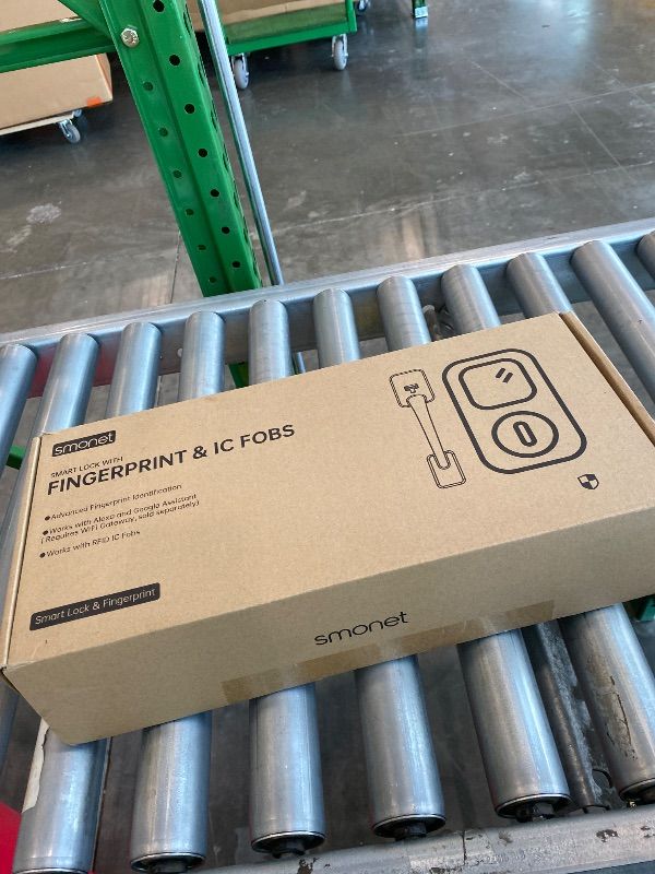 Photo 1 of *MISSING PARTS UNKNOWN*
Smart Lock Front Door, SMONET Keyless Entry Door Lock with Handle, Smart Front Door Lock Set Fingerprint Smart Deadbolt Bluetooth Electronic Digital Keypad Lock, Auto Lock Work with Alexa, Black