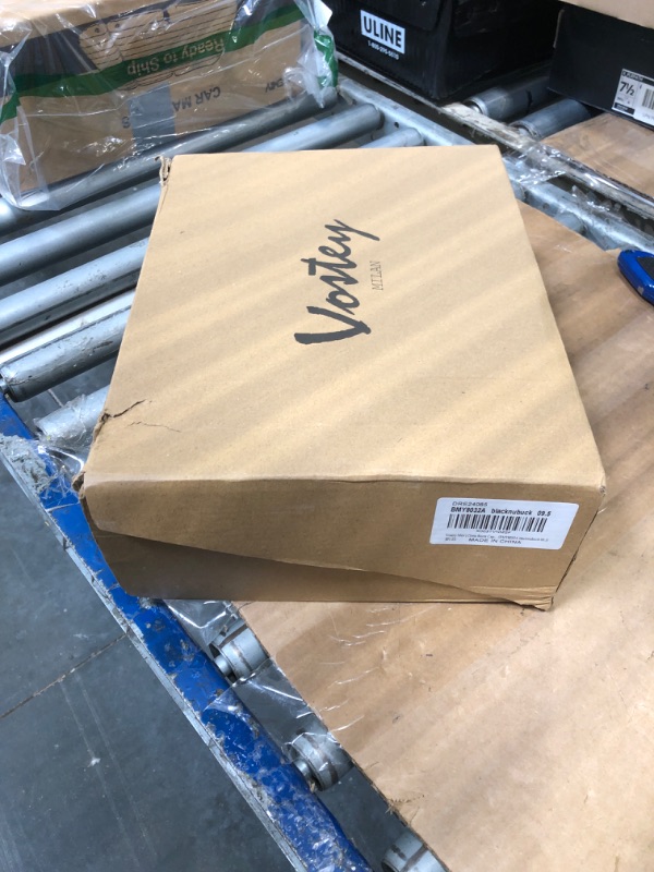 Photo 1 of ***used***dirty***Vostey Men's Dress Boots Cap Toe Black Casual Chukka Boots for Men (BMY8032A blacknubuck 09.5)