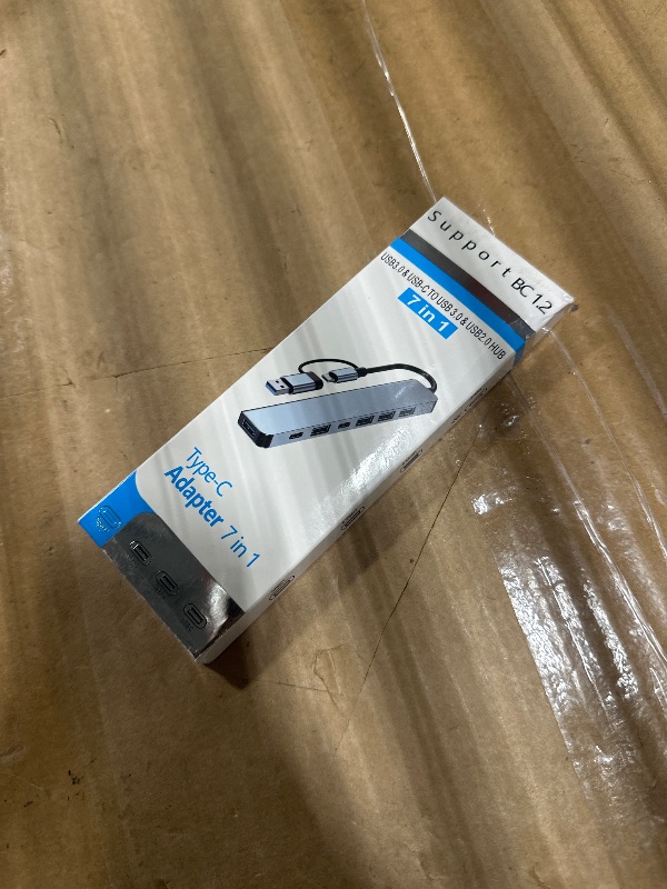 Photo 1 of ?Upgrade? USB C/USB Hub, BERLAT Aluminum 7 in 1 USB C & USB Hub with USB 3.0, USB 2.0 Ports for PC/Laptops/MacBook Pro/Air/iMac/iPad and More Devices