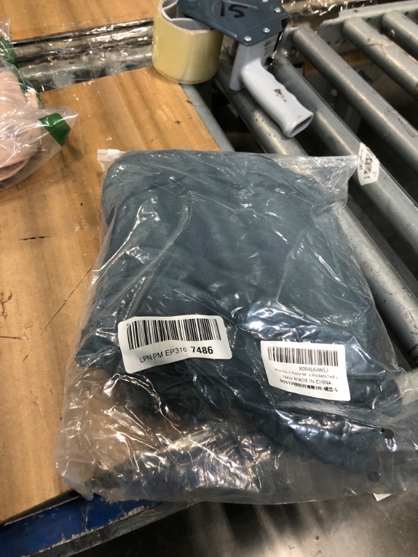 Photo 1 of ***MISSING SHORTS***Rnxrbb 3 Piece Women's Maternity Nursing Pajamas Set V Neck Breastfeeding Pjs Sleepwear Postpartum Shorts&Pants Pockets,Teal L