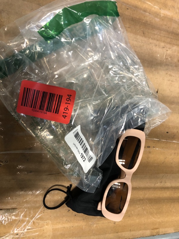 Photo 1 of ***only pink ones*** AWGSEE Retro Rectangle Kids Sunglasses 90’s Vintage Fashion Narrow Square Frame Glasses Shades for Girls Boys UV Protection