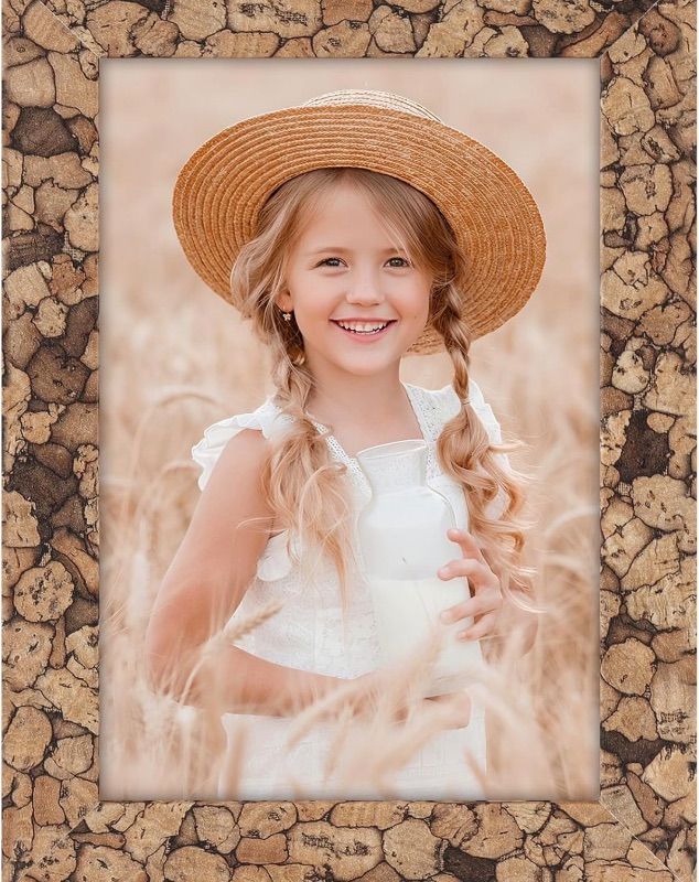 Photo 1 of *** SIMILAR IMAGE UNKNOWN BRAND**JANDERART Vintage Picture Frame 5x7 Inch, Ornate Cute Photo Frames with Glass Front, Pink Bow Design, Tabletop & Wall Hanging, Girls Room, Gift Ideas, Stone Brown