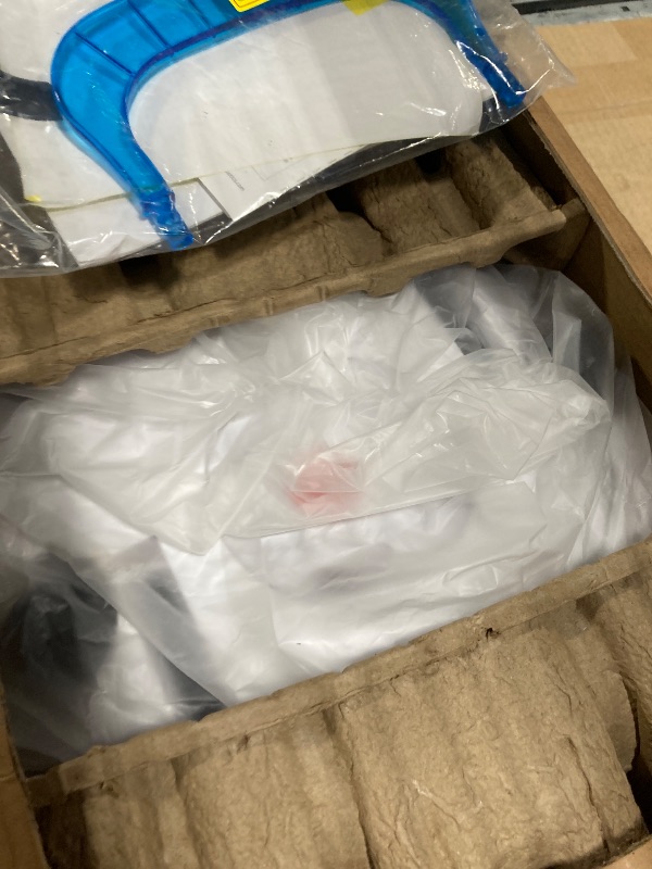 Photo 1 of (2025 Upgrade) Cordless Robotic Pool Cleaner, Lasts 75 Min, Automatic Vacuum for Above-Ground Pools up to 645 Sq.ft,Portable, Self-Parking,Light Blue